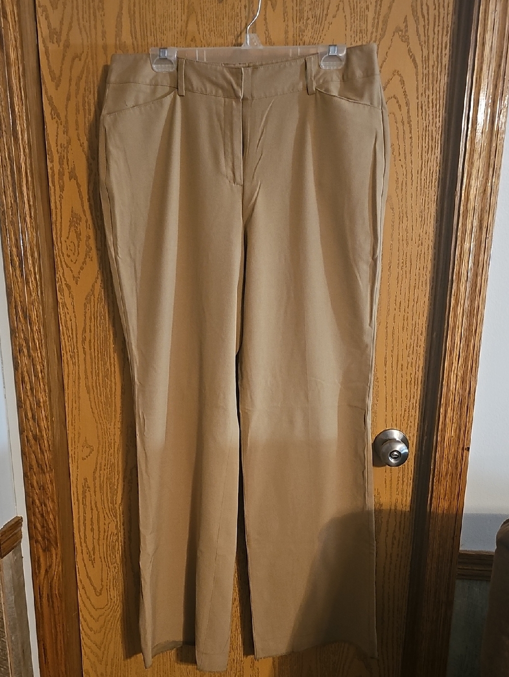 Larry Lavine Classic Khaki Unhemmed Dress Pants